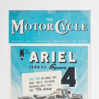 Okładka magazynu The Motor Cycle. 1949.